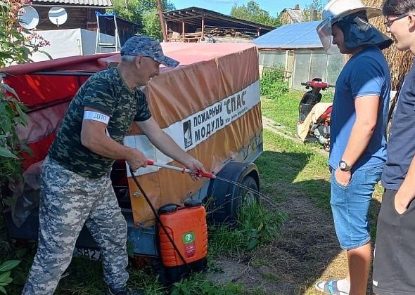 Для детей поселка Веселовка прошел необычный урок «ОБЖ»