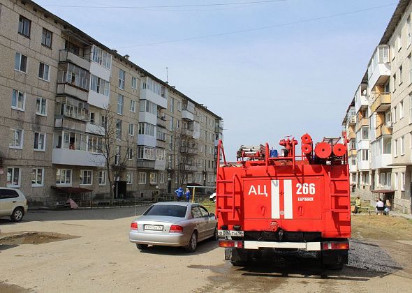 В многоквартирном доме по Нахимова задымилась проводка