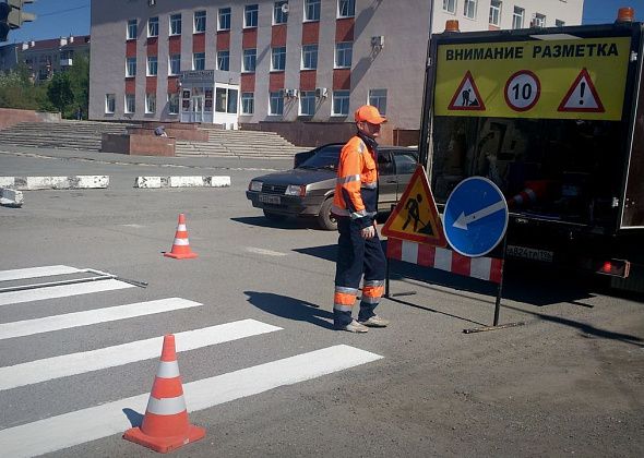 Обновлять дорожную разметку в Карпинске будет предприниматель из Сухого Лога