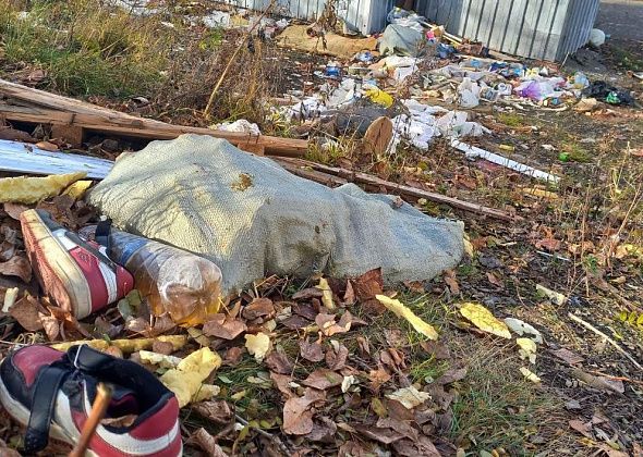 За бывшим «Малибу» с начала осени разрастается нелегальная свалка