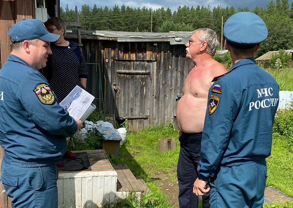 Карпинские пожарные провели рейд в классенских садах