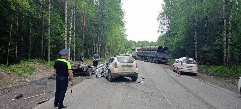 На трассе рядом с Волчанском в ДТП пострадали три человека, в том числе ребенок