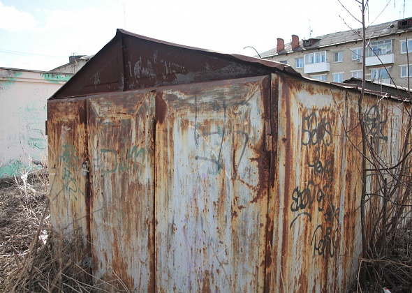 В гаражном кооперативе случился пожар