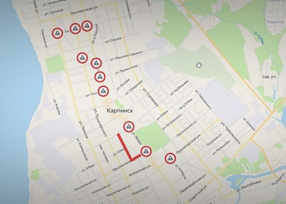 Где лучше не гонять: публикуем карту аварийно-опасных участков дорог в Карпинске