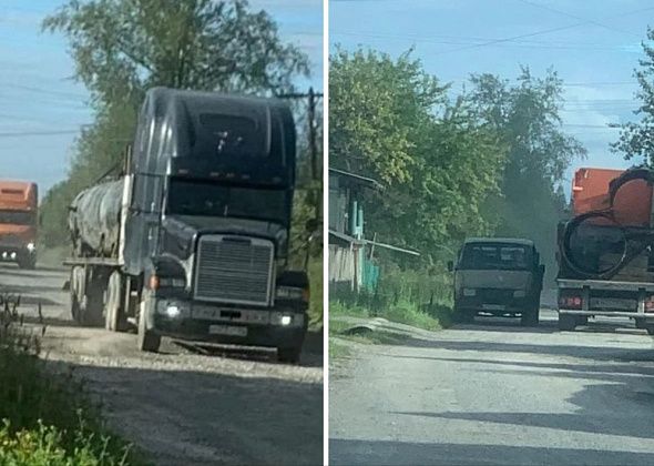 Жители частного сектора по Ленина страдают от пыли большегрузов. В мэрии сказали, куда жаловаться