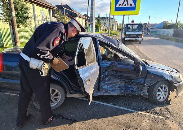 В Карпинске произошло ДТП, в котором пострадали трое детей и пенсионерка