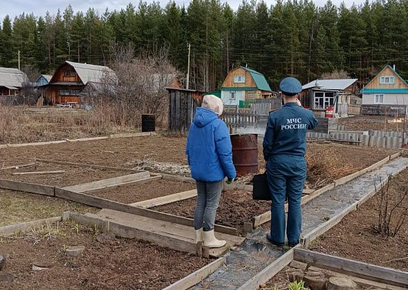 Карпинских садоводов уже начали штрафовать «десяткой» за разведение открытого огня