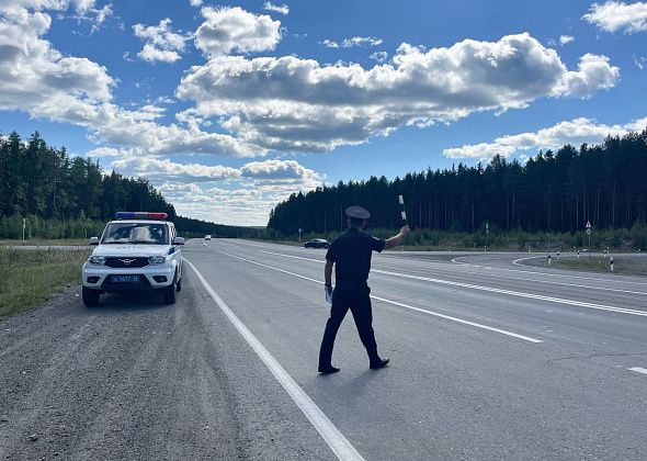 Сотрудники ГИБДД вышли на трассу, чтобы напомнить водителям о безопасности на дороге