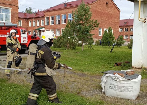 Работники котельной №15 и пожарные отработали действия при ЧП на объекте